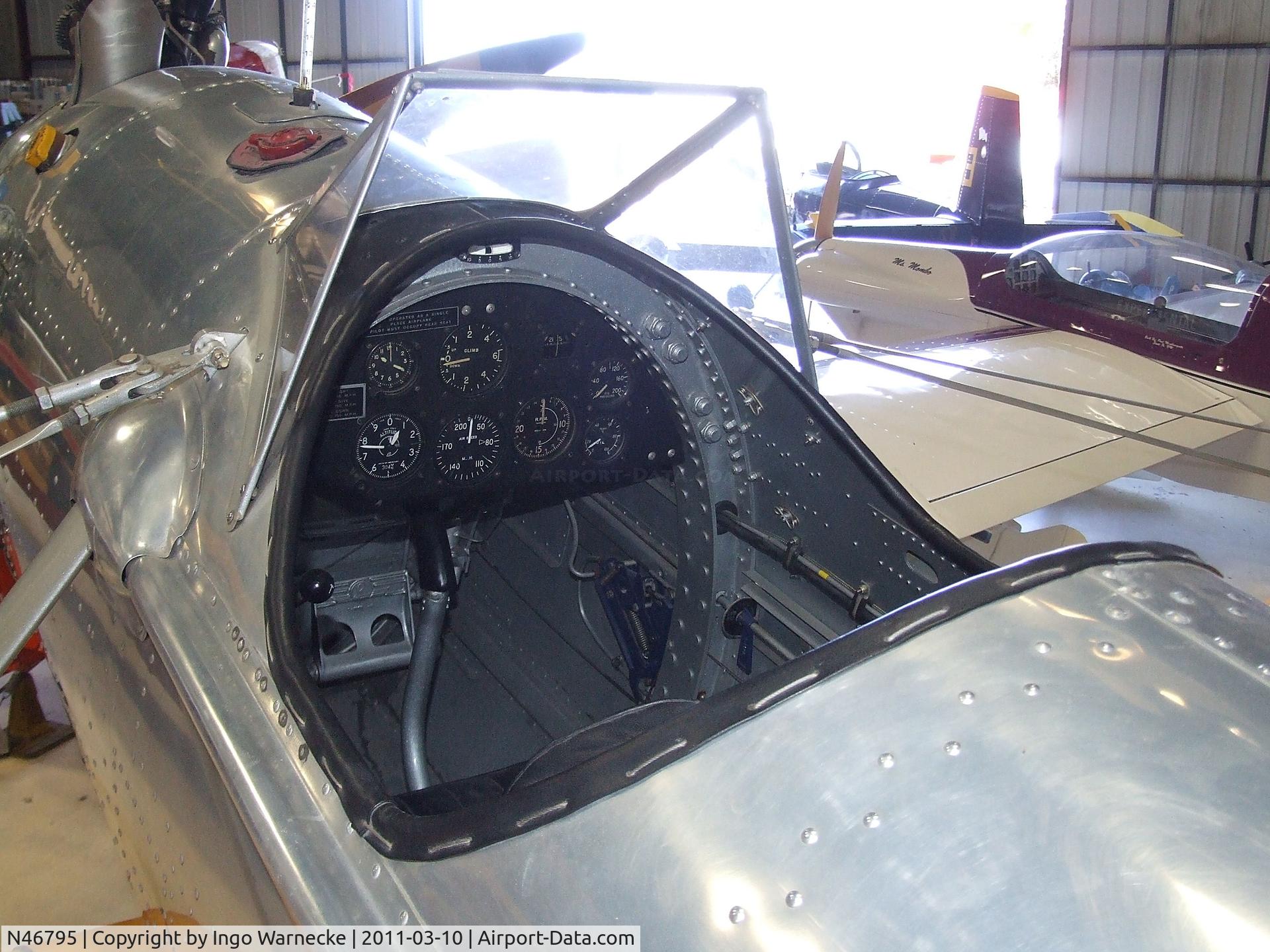 N46795, 1942 Ryan Aeronautical ST3KR C/N 1721, Ryan ST3KR (PT-22 Recruit) at the San Diego Air & Space Museum's Gillespie Field Annex, El Cajon CA  #c