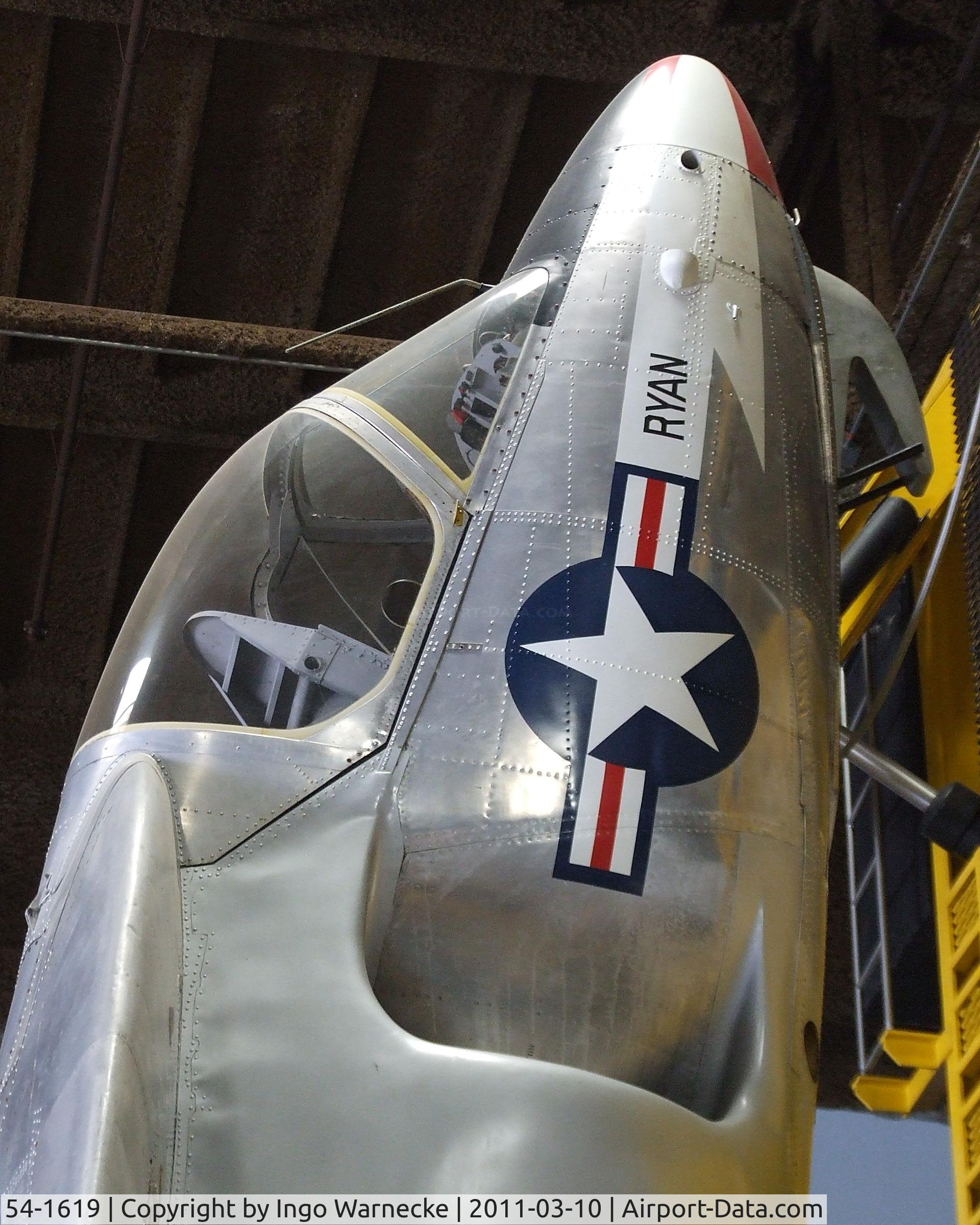 54-1619, 1954 Ryan X-13A-RY Vertijet C/N Not found 54-1619, Ryan X-13A Vertijet at the San Diego Air & Space Museum's Gillespie Field Annex, El Cajon CA