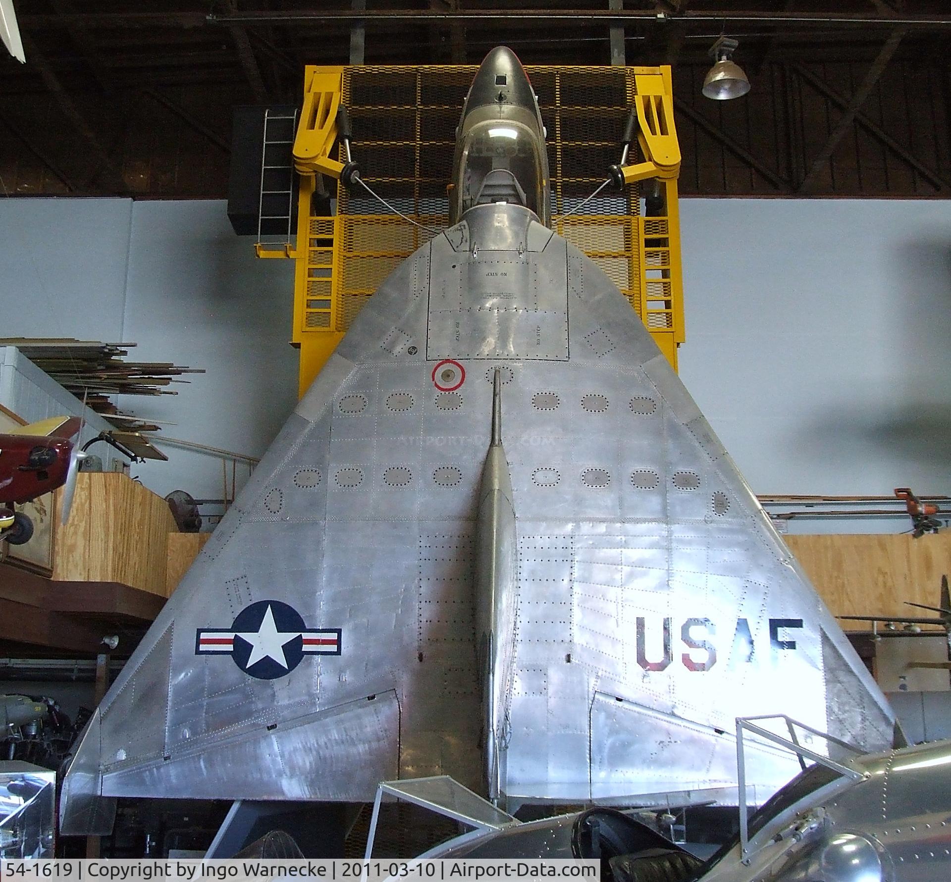 54-1619, 1954 Ryan X-13A-RY Vertijet C/N Not found 54-1619, Ryan X-13A Vertijet at the San Diego Air & Space Museum's Gillespie Field Annex, El Cajon CA