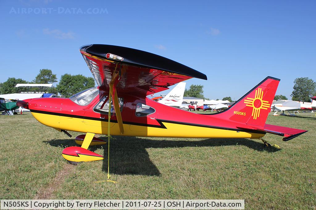 N505KS, 2007 Glasair GS-2 Sportsman C/N 7185, 2007 Summers Kenneth L GS-2 SPORTSMAN, c/n: 7185 at 2011 Oshkosh