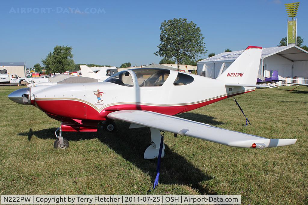 N222PW, 1990 Stoddard-Hamilton Glasair Super II RG C/N 155, 1990 Wiebens Peter M GLASAIR SH2 RG, c/n: 155 at 2011 Oshkosh