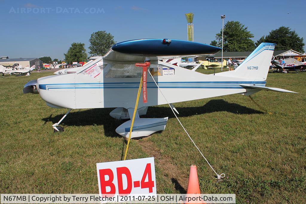 N67MB, 1982 Bede BD-4 C/N 379, 1982 Lienau Joseph E BD-4, c/n: 379 at 2011 Oshkosh