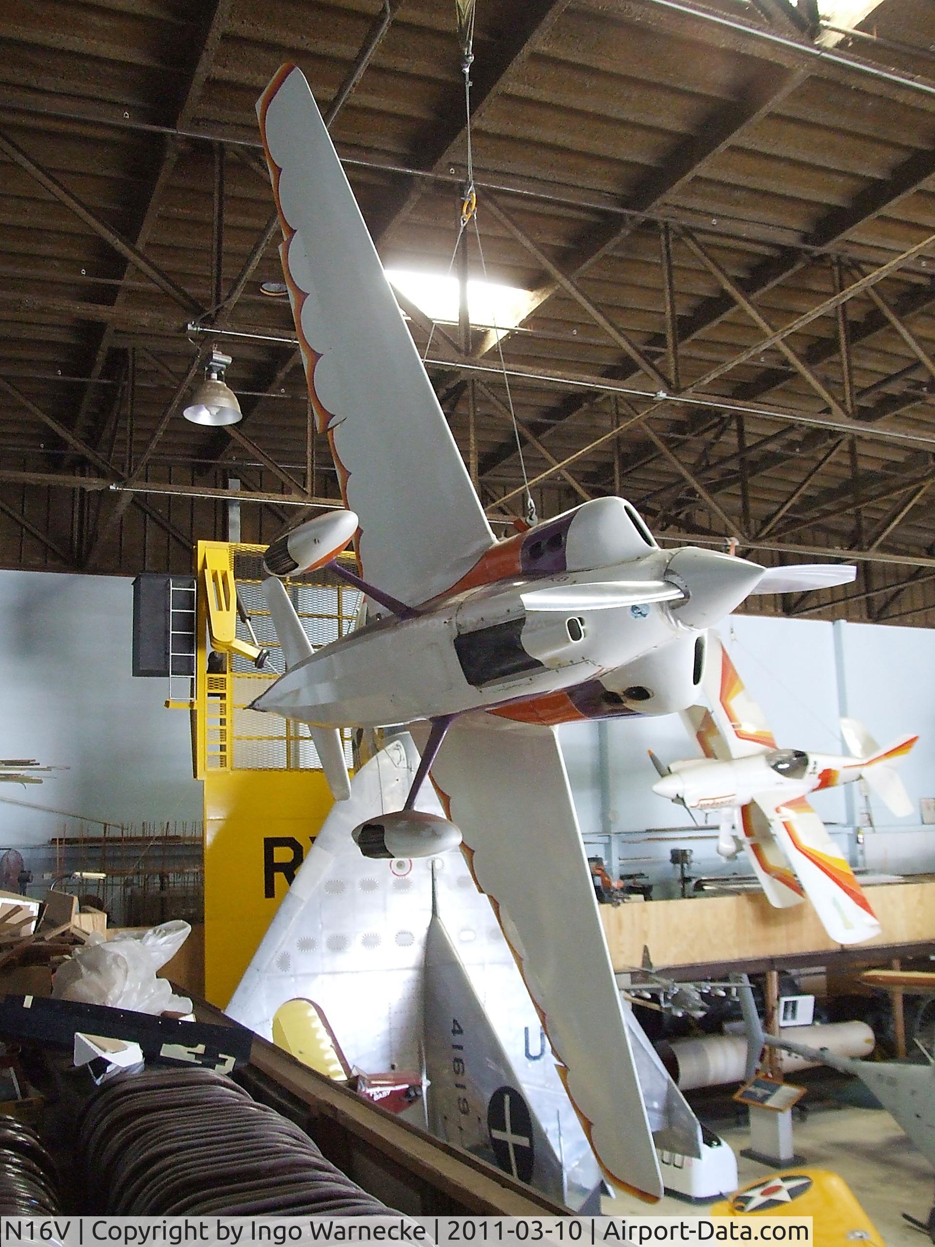 N16V, 1948 Mercury Air Shoestring C/N 101, Mercury Shoestring racer at the San Diego Air & Space Museum's Gillespie Field Annex, El Cajon CA