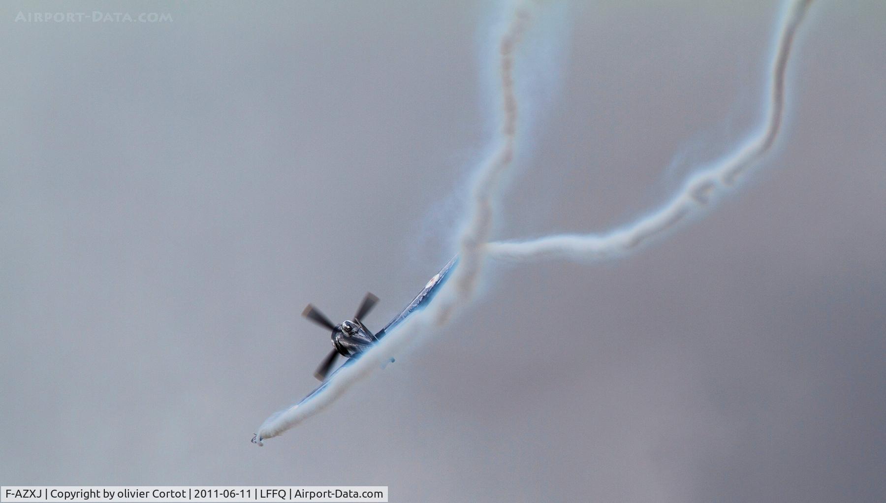 F-AZXJ, 1949 Hawker Sea Fury FB.11 C/N 37733, bad weather on the Ferté alais airshow