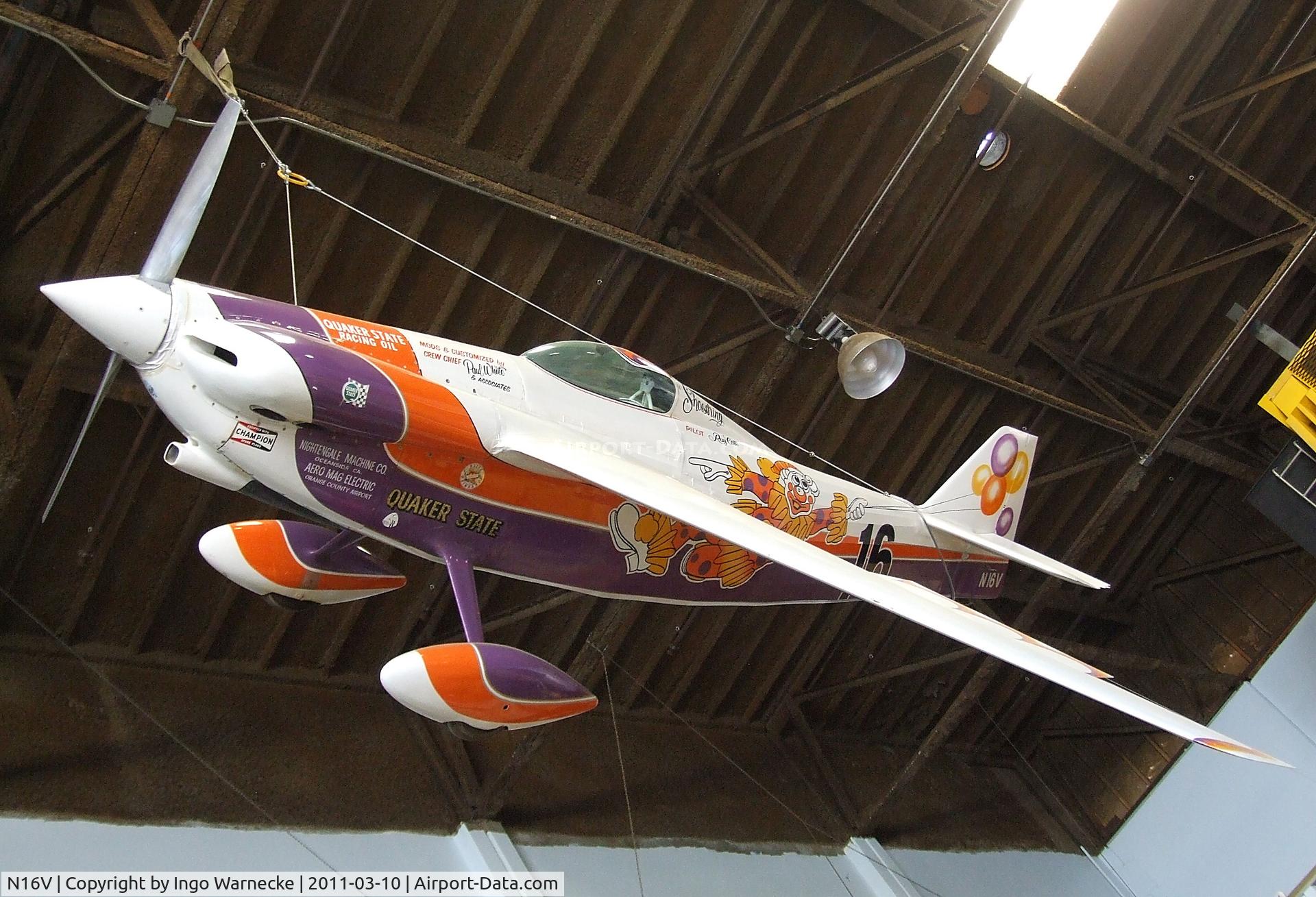 N16V, 1948 Mercury Air Shoestring C/N 101, Mercury Shoestring racer at the San Diego Air & Space Museum's Gillespie Field Annex, El Cajon CA