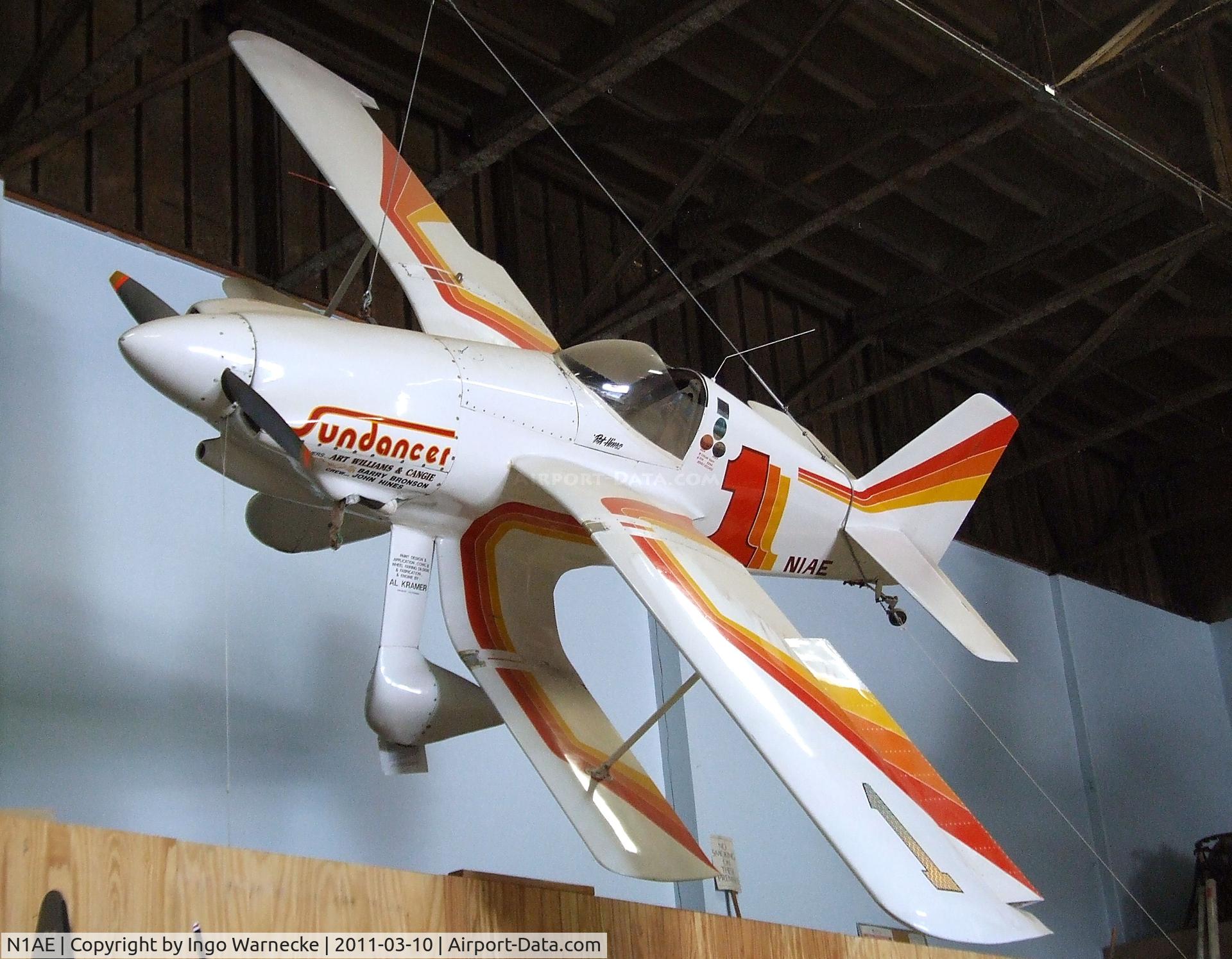 N1AE, 1974 Williams-Cangie WC-1 Sundancer C/N 1, Williams-CANGIE WC-1 at the San Diego Air & Space Museum's Gillespie Field Annex, El Cajon CA