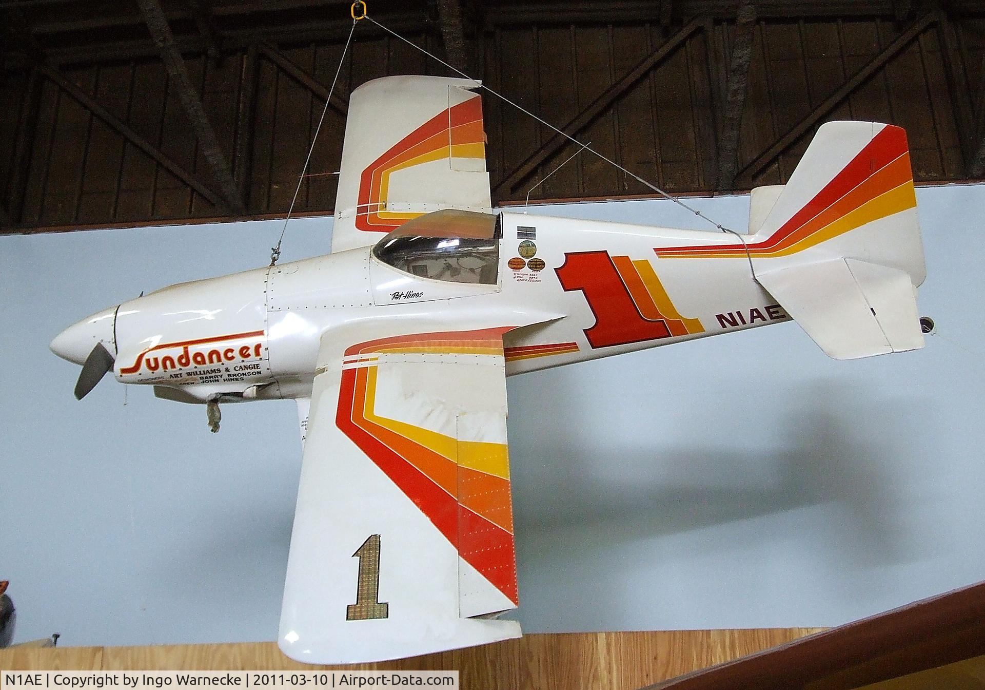 N1AE, 1974 Williams-Cangie WC-1 Sundancer C/N 1, Williams-CANGIE WC-1 at the San Diego Air & Space Museum's Gillespie Field Annex, El Cajon CA