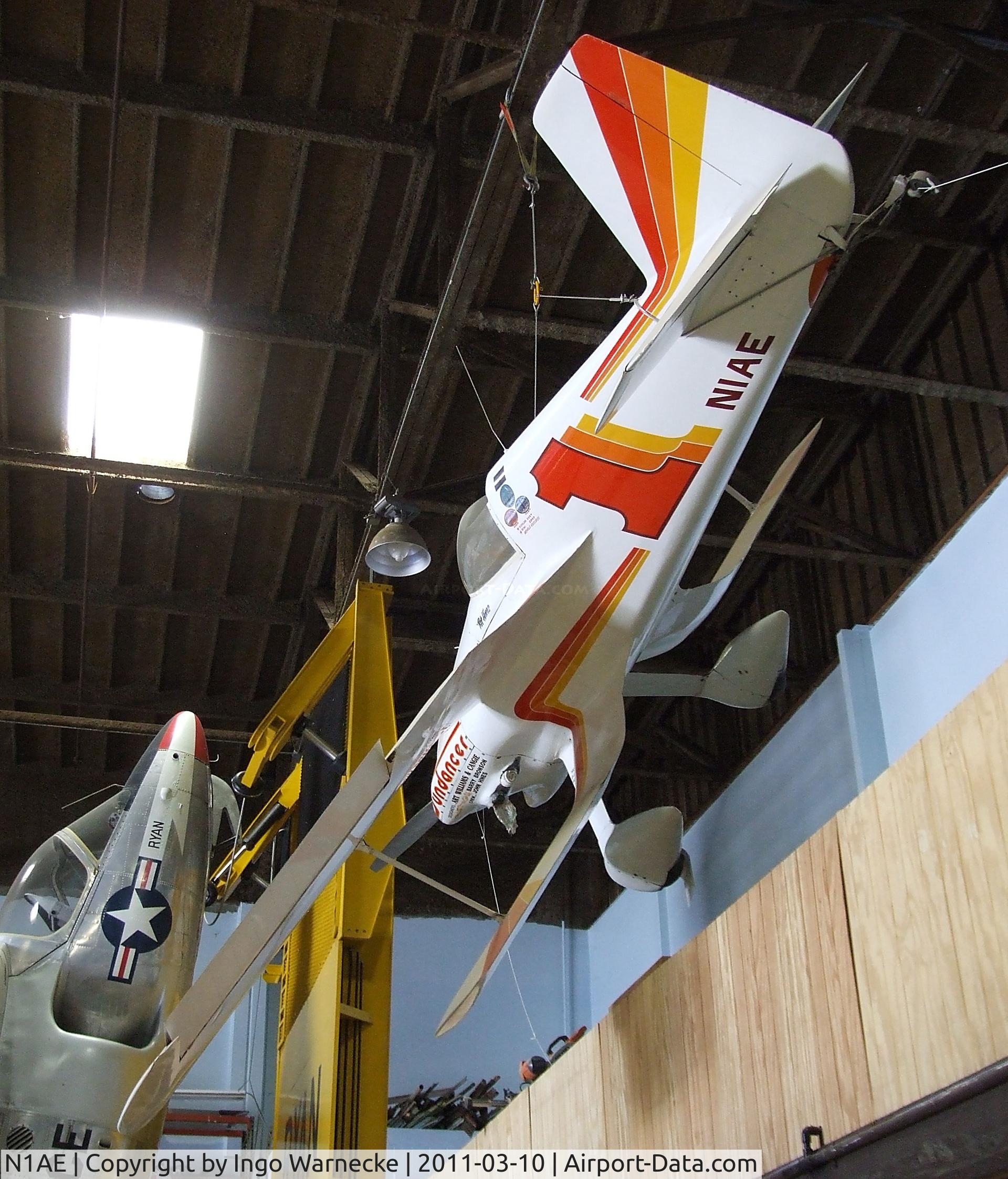 N1AE, 1974 Williams-Cangie WC-1 Sundancer C/N 1, Williams-CANGIE WC-1 at the San Diego Air & Space Museum's Gillespie Field Annex, El Cajon CA