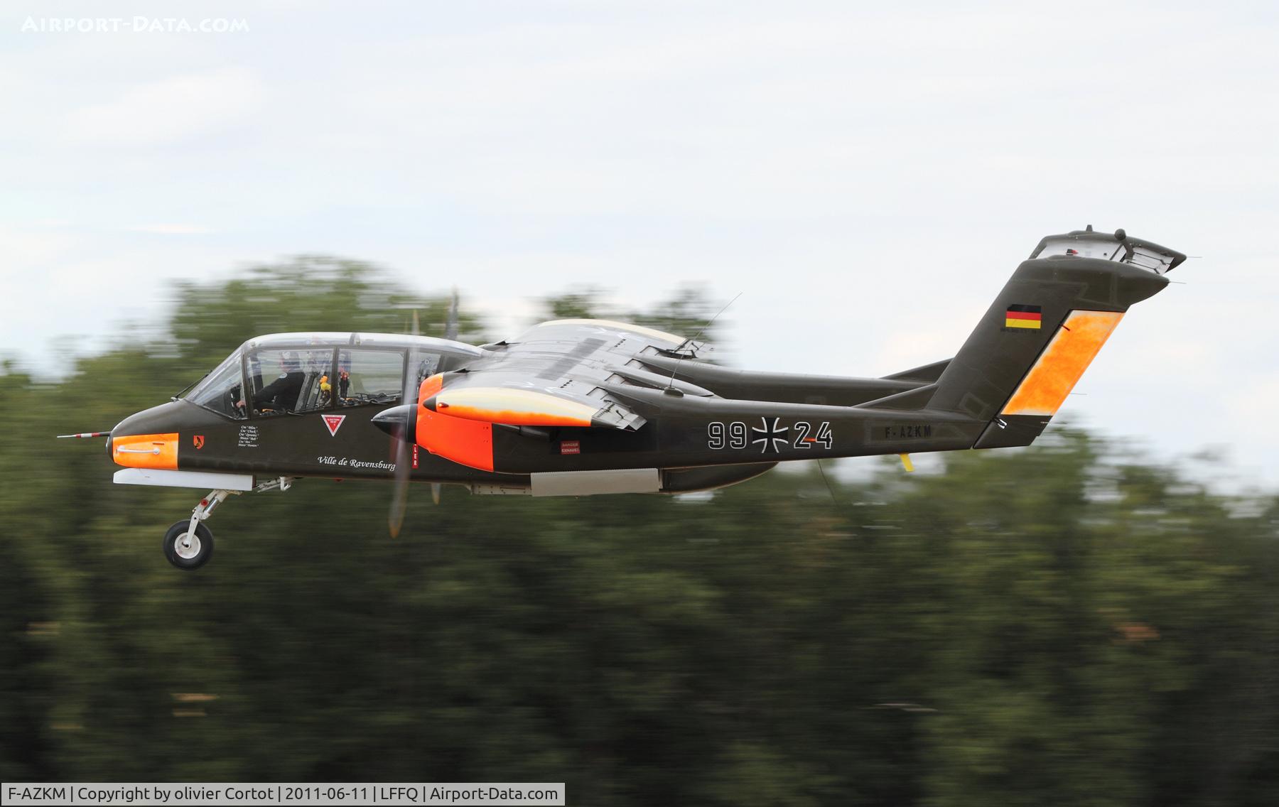 F-AZKM, 1971 North American OV-10B Bronco C/N 338-9 (305-65), Ferté alais airshow 2011