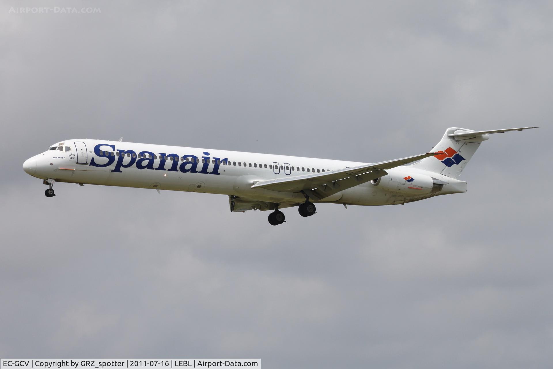 EC-GCV, 1992 McDonnell Douglas MD-82 (DC-9-82) C/N 53165, ......