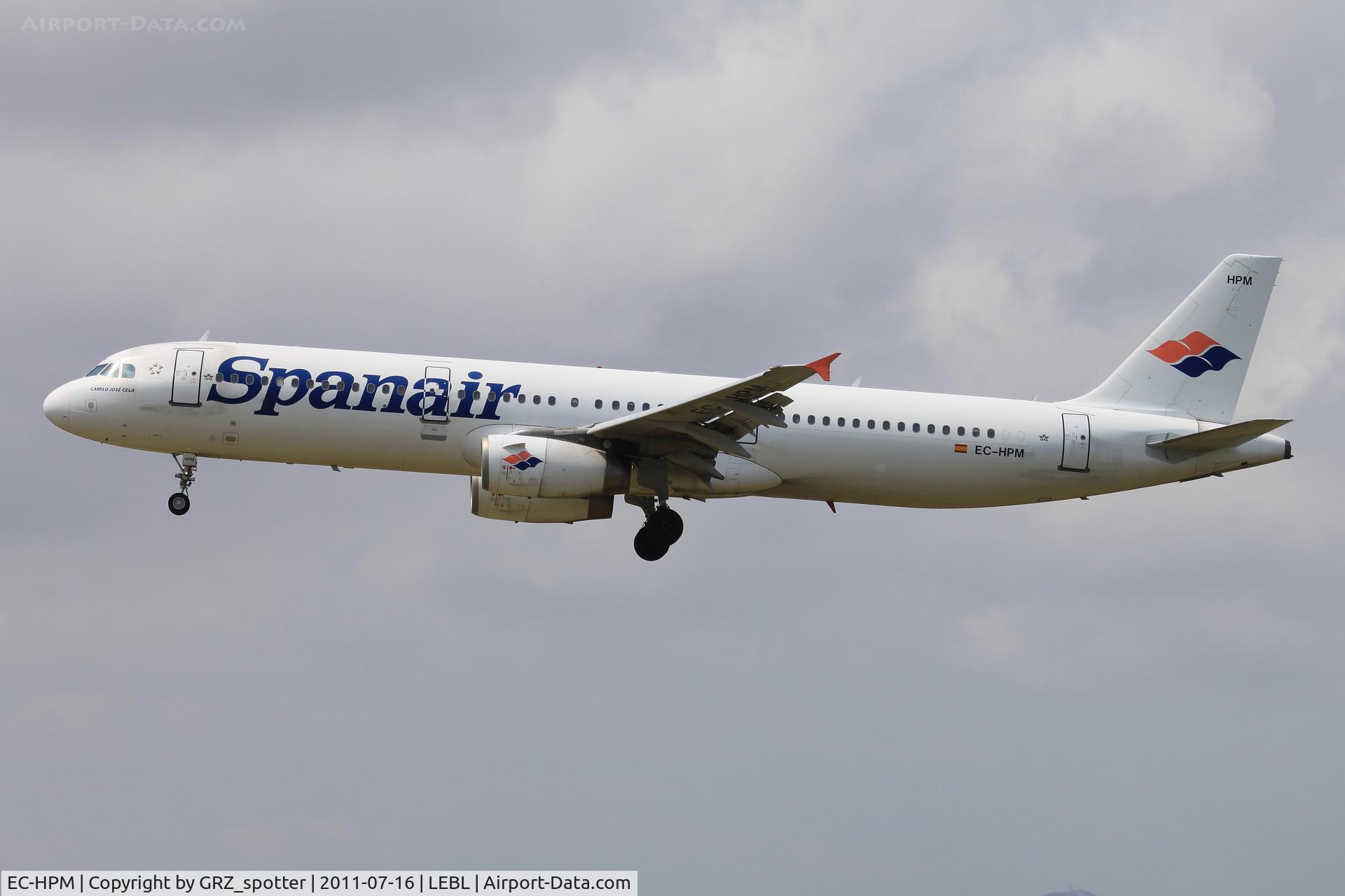 EC-HPM, 2000 Airbus A321-231 C/N 1276, .....