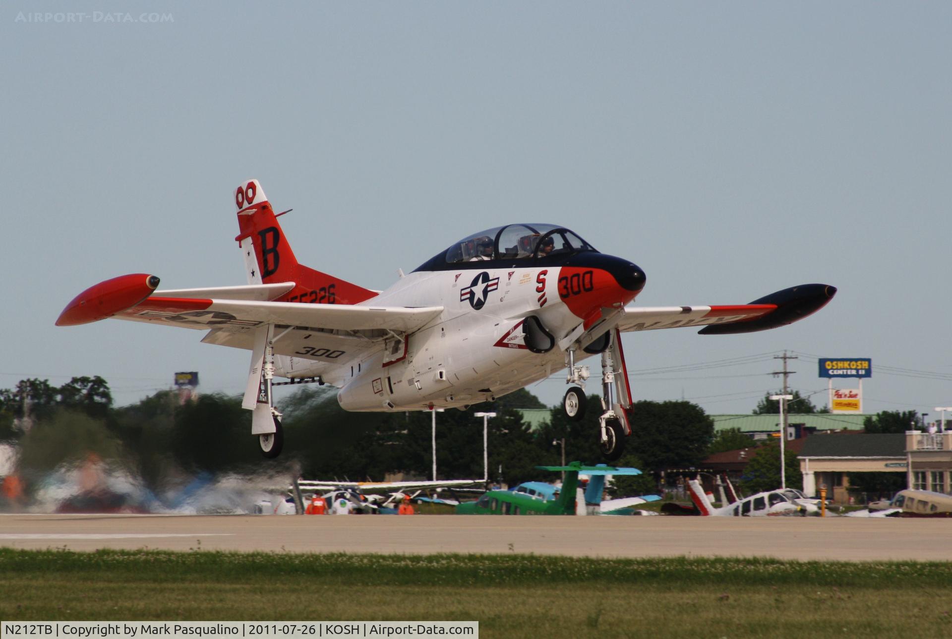 N212TB, 1968 Rockwell T-2B Buckeye C/N 310-21, Rockwell T-2B