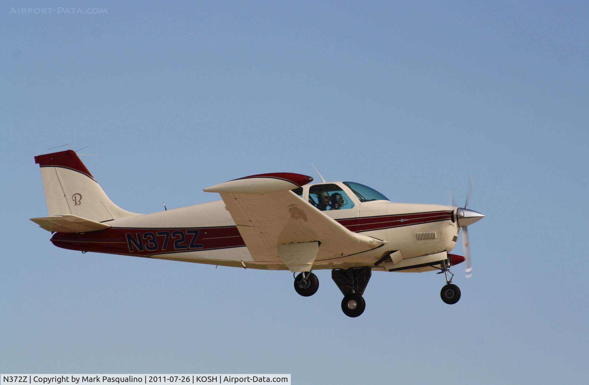 N372Z, 1960 Beech 35-A33 Debonair C/N CD-254, Beech A33