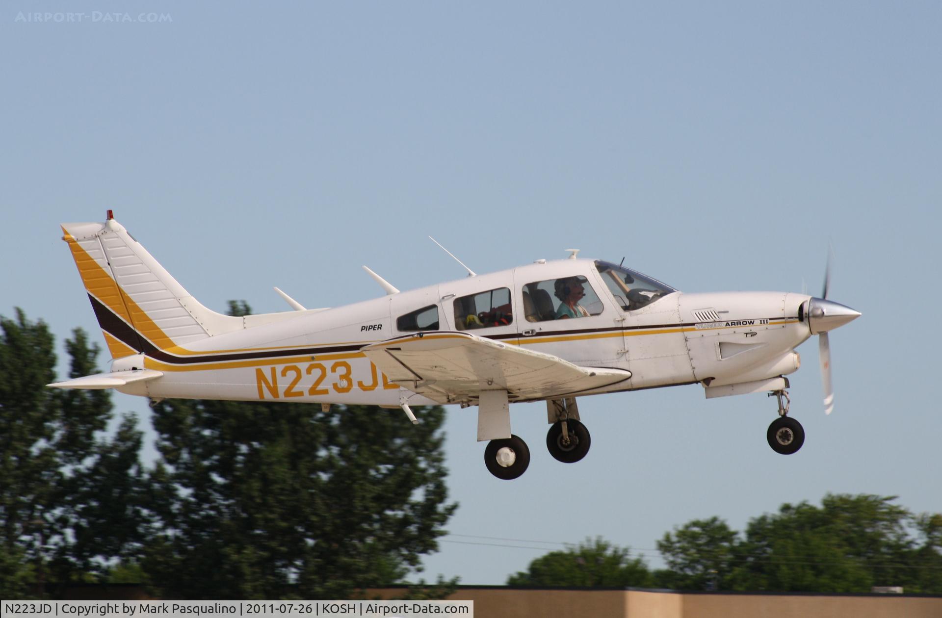 N223JD, 1977 Piper PA-28R-201T Cherokee Arrow III C/N 28R-7803042, Piper PA-28R-201T