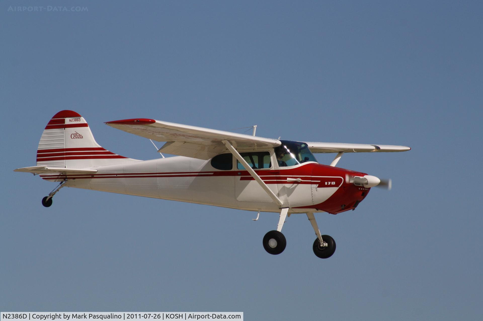N2386D, 1952 Cessna 170B C/N 20538, Cessna 170B