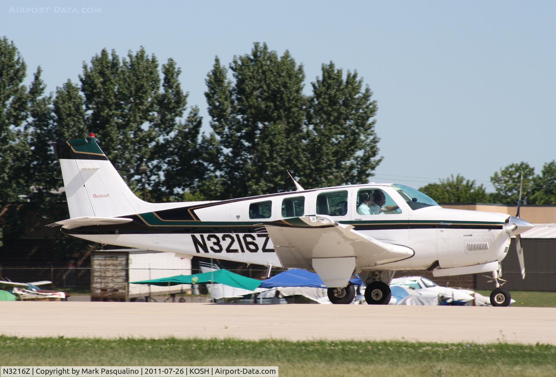 N3216Z, 1995 Beech A36 Bonanza 36 C/N E-2922, Beech A36
