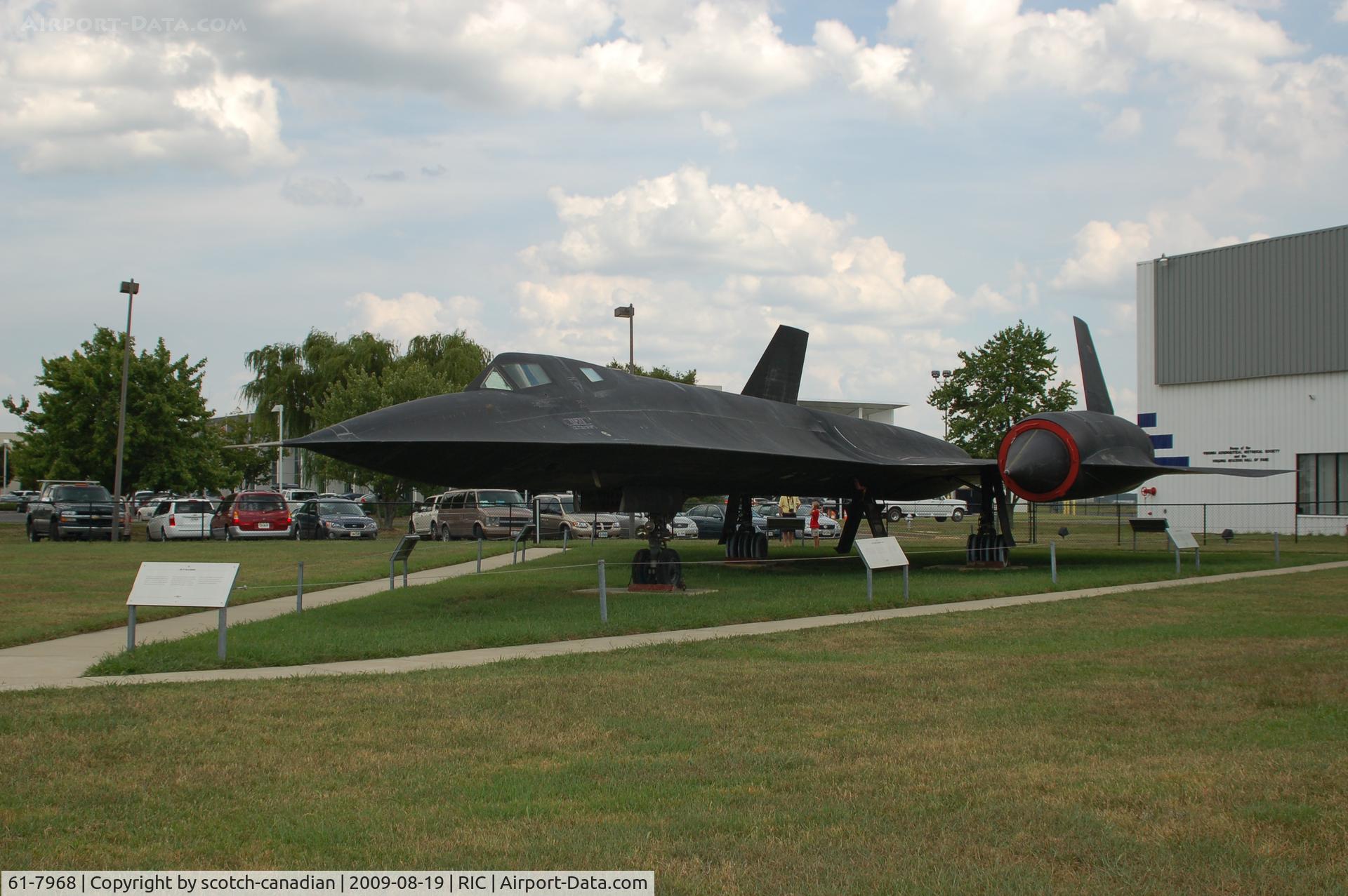 61-7968, 1966 Lockheed SR-71A Blackbird C/N 2019, SR-71 Blackbird at the Virginia Aviation Museum, Richmond, VA