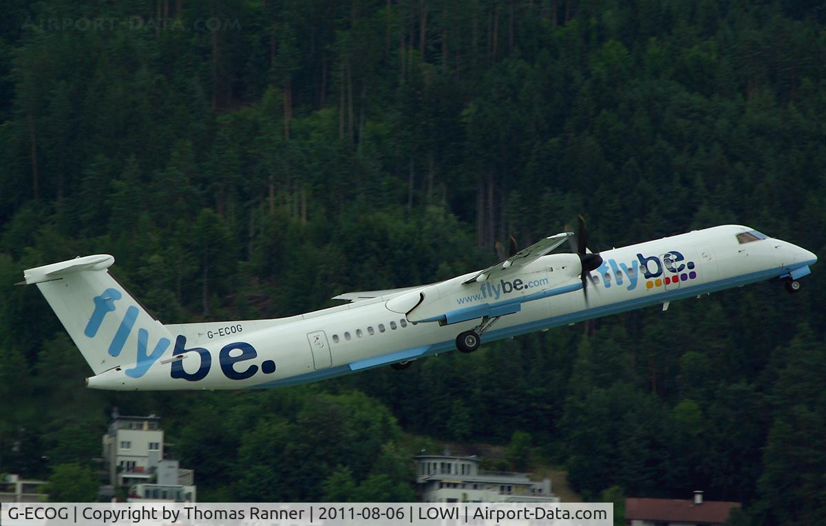 G-ECOG, 2008 De Havilland Canada DHC-8-402Q Dash 8 C/N 4220, flybe DHC-8