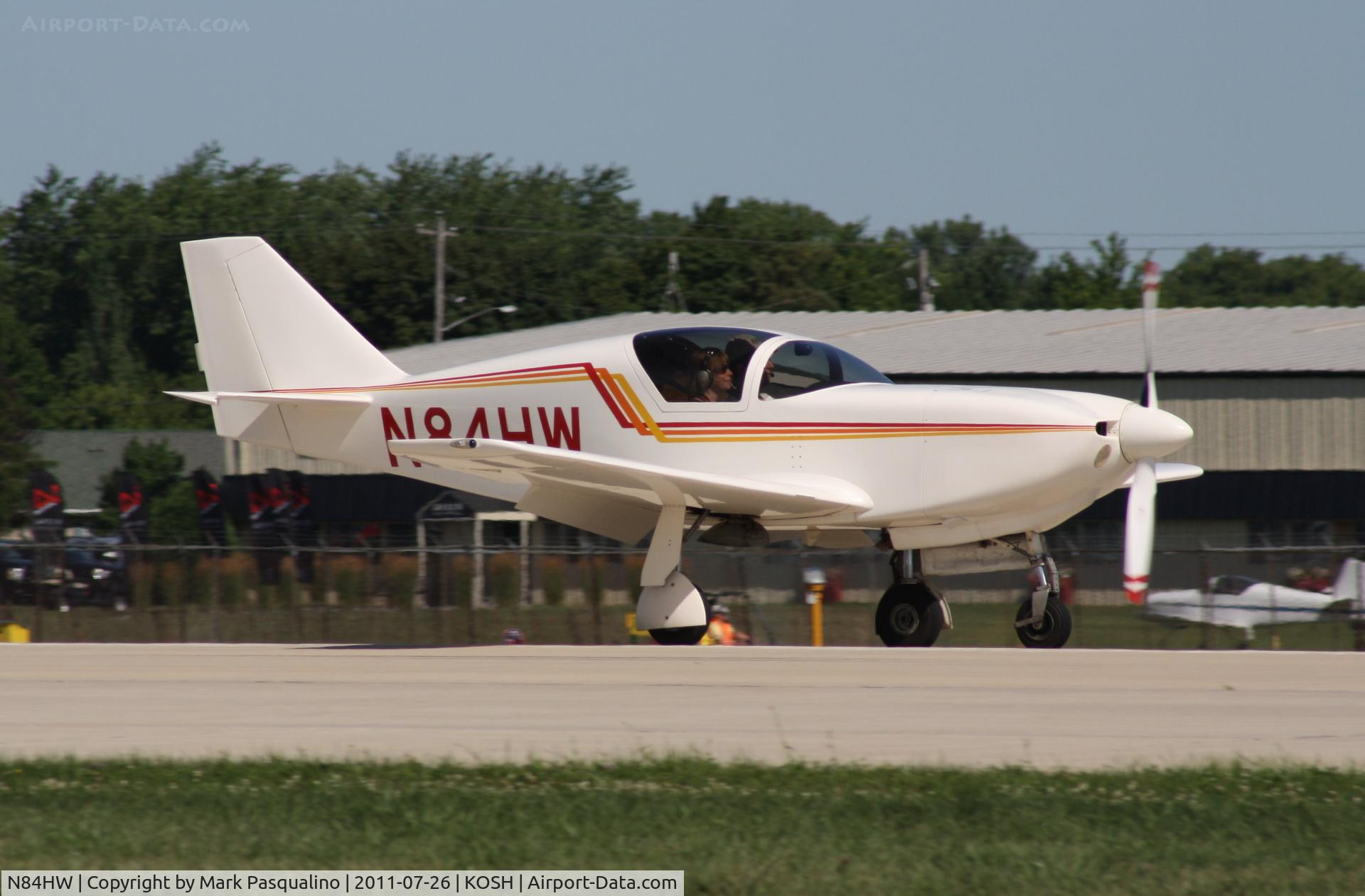 N84HW, 1986 Stoddard-Hamilton Glasair C/N 385, Glasair