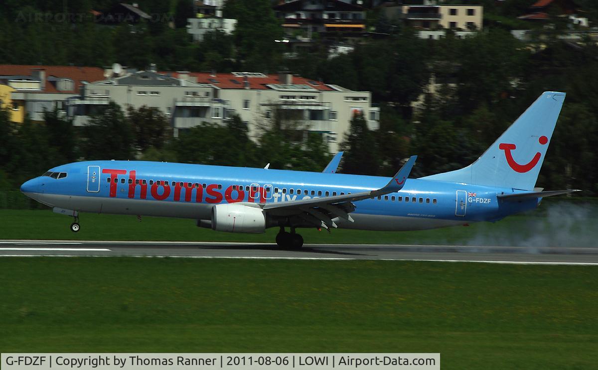 G-FDZF, 2008 Boeing 737-8K5 C/N 35138, Thomsonfly Boeing 737