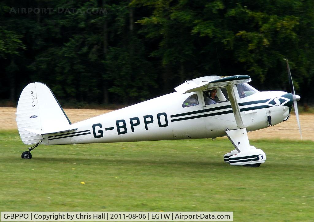 G-BPPO, 1946 Luscombe 8A C/N 2541, at the Luscombe fly-in at Oaksey Park