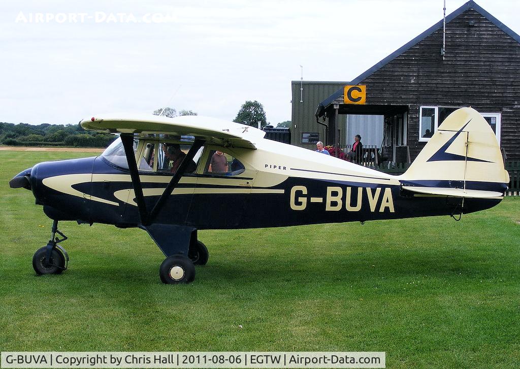 G-BUVA, 1959 Piper PA-22-135 Tri-Pacer C/N 22-1301, Oaksey Park resident