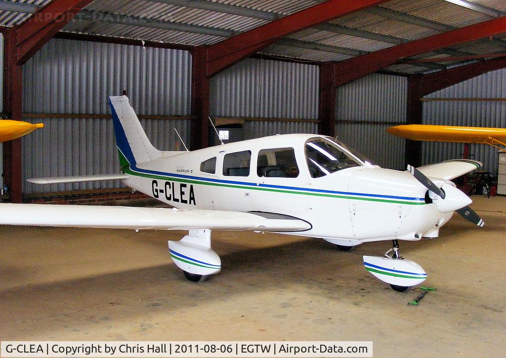 G-CLEA, 1978 Piper PA-28-161 Cherokee Warrior II C/N 28-7916081, Oaksey Park resident