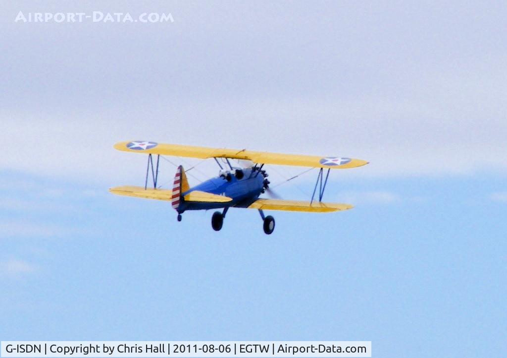 G-ISDN, 1941 Boeing N2S-3 Kaydet C/N 75-1263, Oaksey Park resident