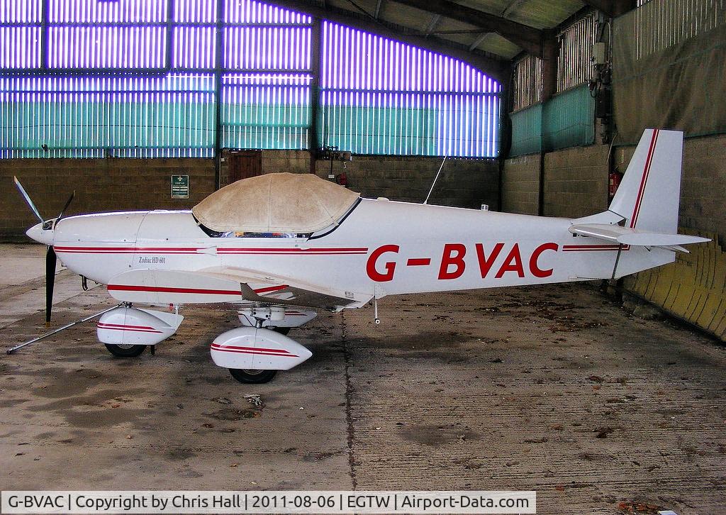 G-BVAC, 1995 Zenair CH-601 HD Zodiac C/N PFA 162-12504, Oaksey Park resident