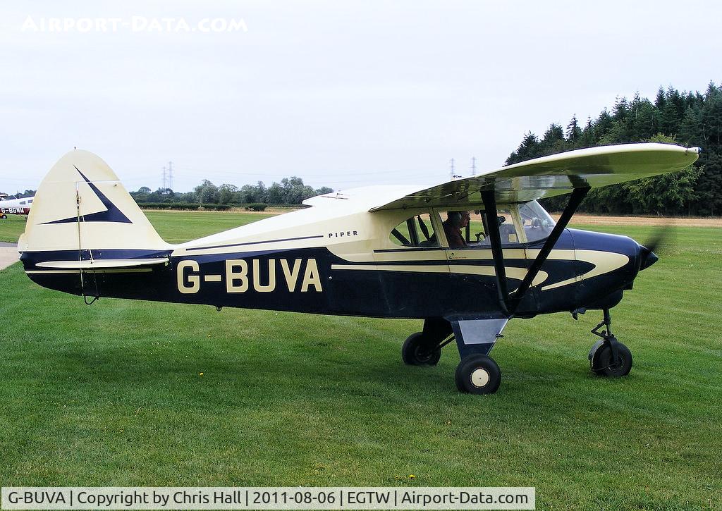 G-BUVA, 1959 Piper PA-22-135 Tri-Pacer C/N 22-1301, Oaksey Park resident