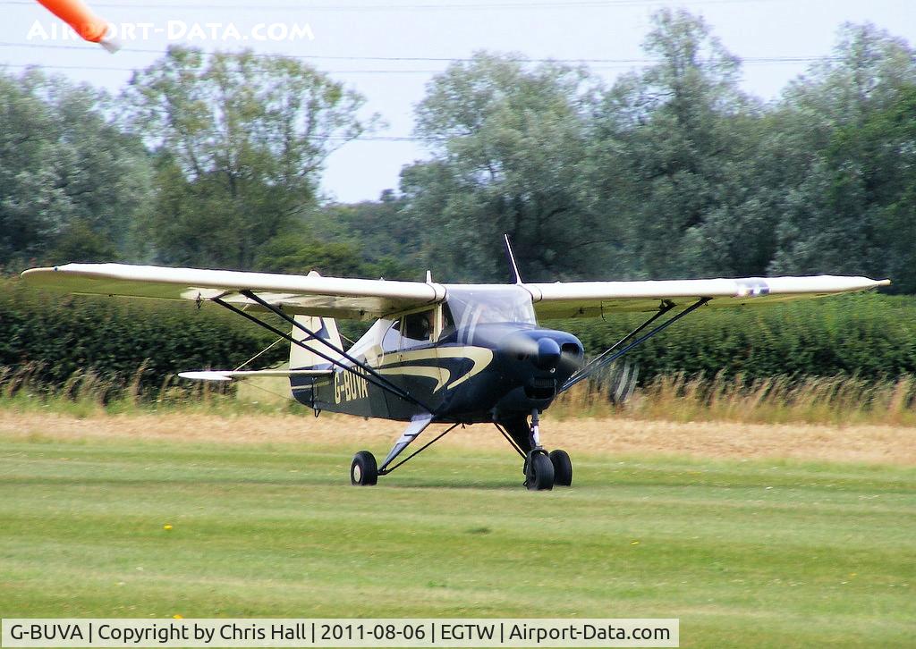 G-BUVA, 1959 Piper PA-22-135 Tri-Pacer C/N 22-1301, Oaksey Park resident