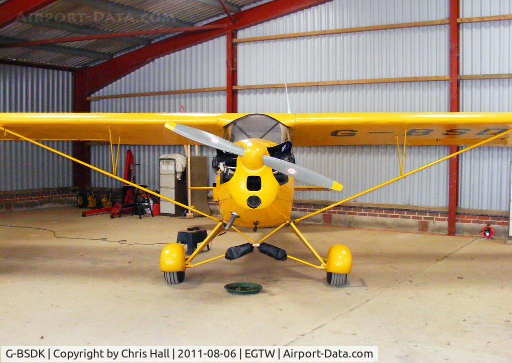 G-BSDK, 1941 Piper J-5A Cub Cruiser Cub Cruiser C/N 5-175, Oaksey Park resident