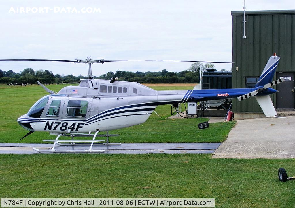 N784F, Bell 206B JetRanger C/N 2508, Oaksey Park resident