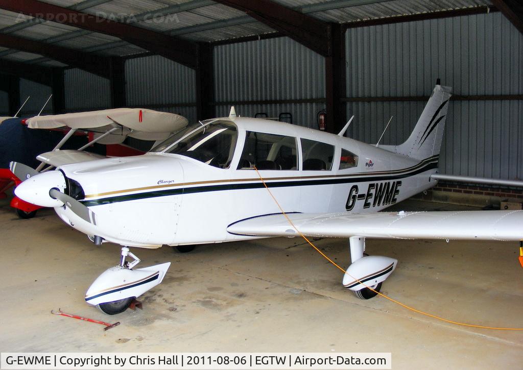 G-EWME, 1973 Piper PA-28-235 Cherokee Charger C/N 28-7310156, Oaksey Park resident