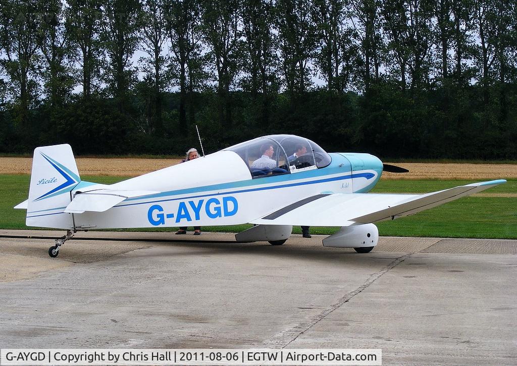 G-AYGD, 1963 CEA Jodel DR1050 Sicile C/N 515, Oaksey Park resident
