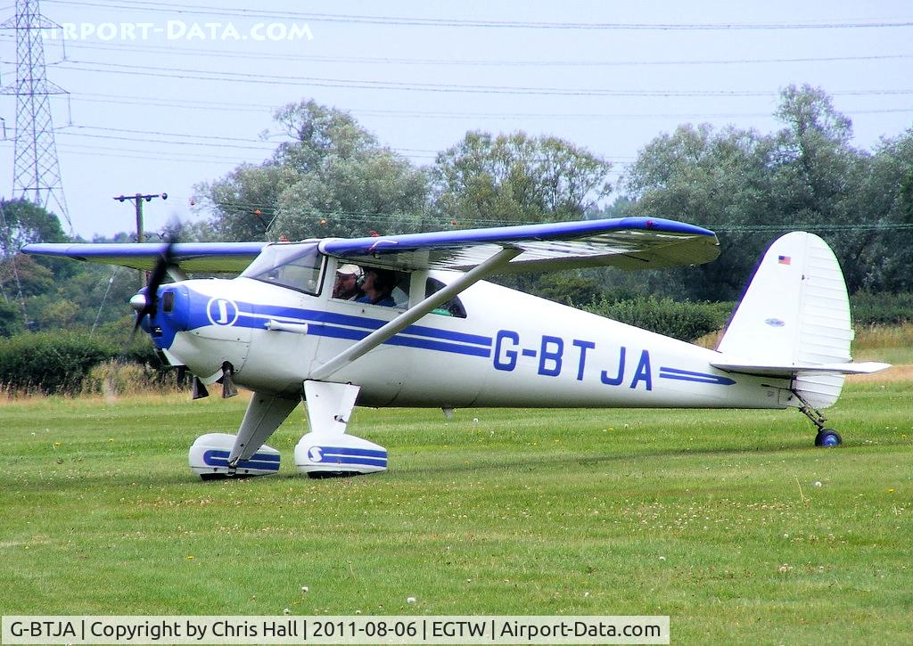 G-BTJA, 1947 Luscombe 8E Silvaire C/N 5037, at the Luscombe fly-in at Oaksey Park