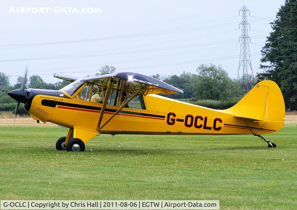 G-OCLC, 2006 Aviat A-1B Husky C/N 2380, at the Luscombe fly-in at Oaksey Park
