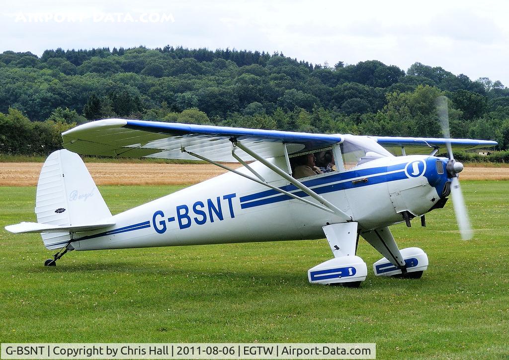 G-BSNT, 1941 Luscombe 8A Silvaire C/N 1679, at the Luscombe fly-in at Oaksey Park