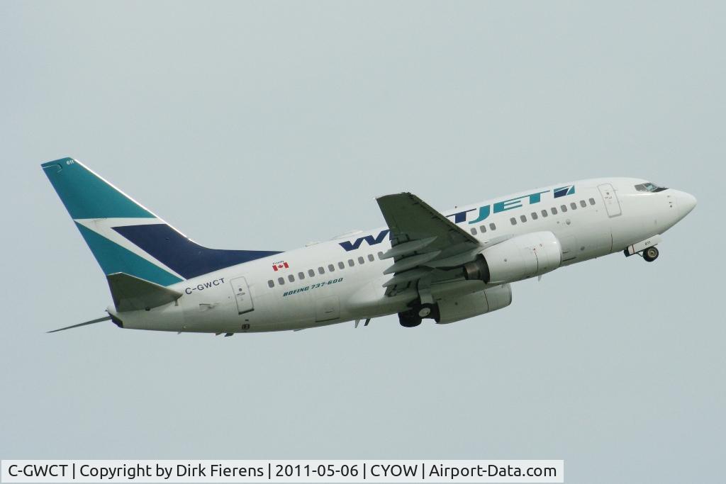 C-GWCT, 2006 Boeing 737-6CT C/N 35112, Departing rwy 7