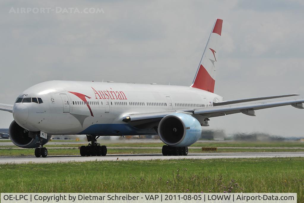 OE-LPC, 2002 Boeing 777-2Z9/ER C/N 29313, Austrian Airlines Boeing 777-200
