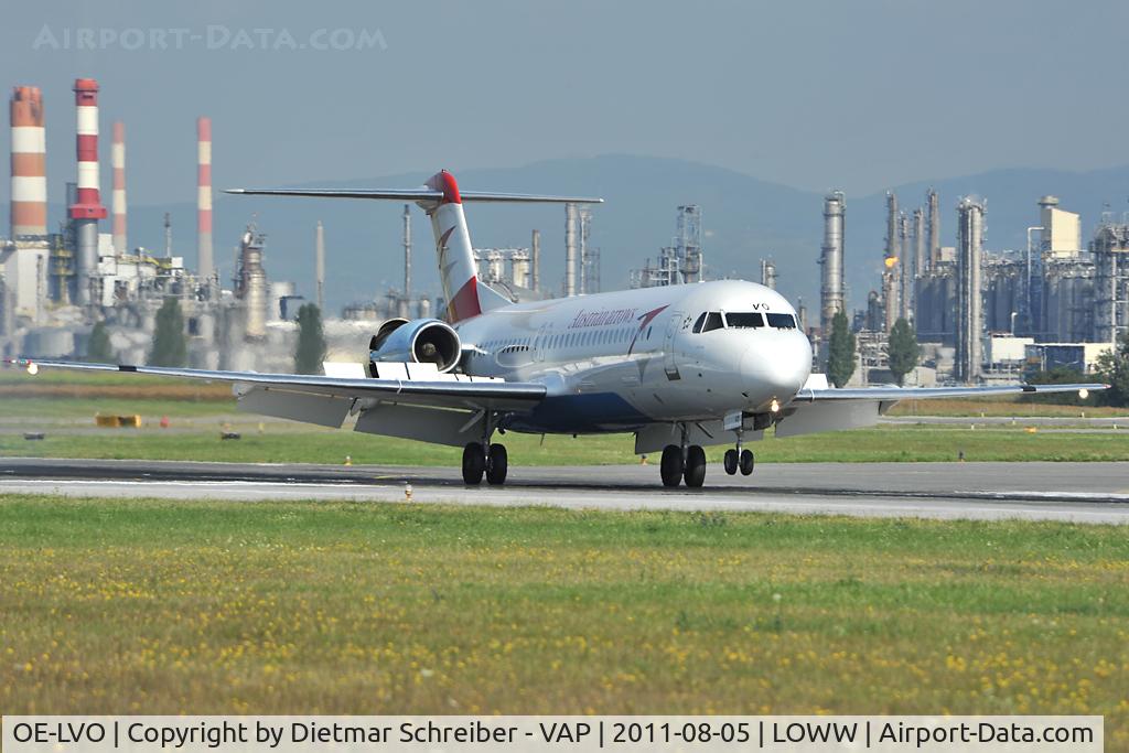 OE-LVO, 1993 Fokker 100 (F-28-0100) C/N 11460, Austrian Airlines Fokker 100