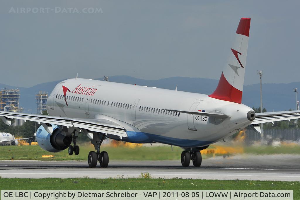 OE-LBC, 1996 Airbus A321-111 C/N 581, Austrian Airlines Airbus 321