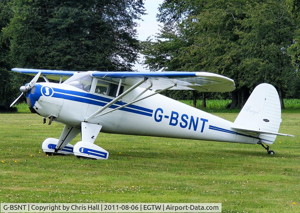 G-BSNT, 1941 Luscombe 8A Silvaire C/N 1679, at the Luscombe fly-in at Oaksey Park