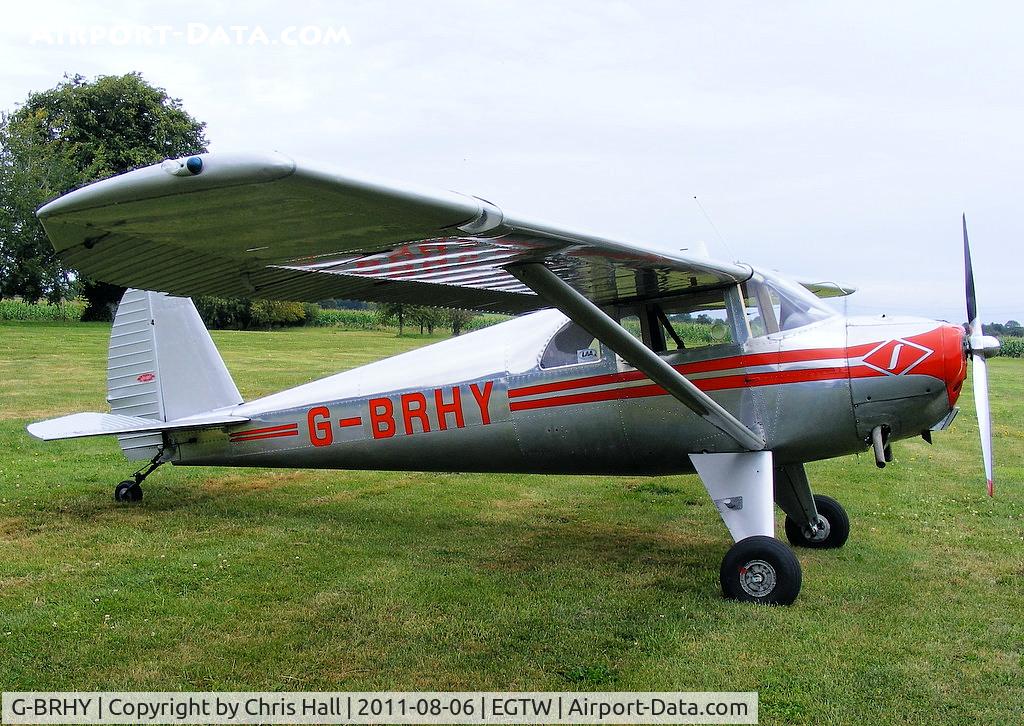 G-BRHY, 1947 Luscombe 8E Silvaire C/N 5138, at the Luscombe fly-in at Oaksey Park