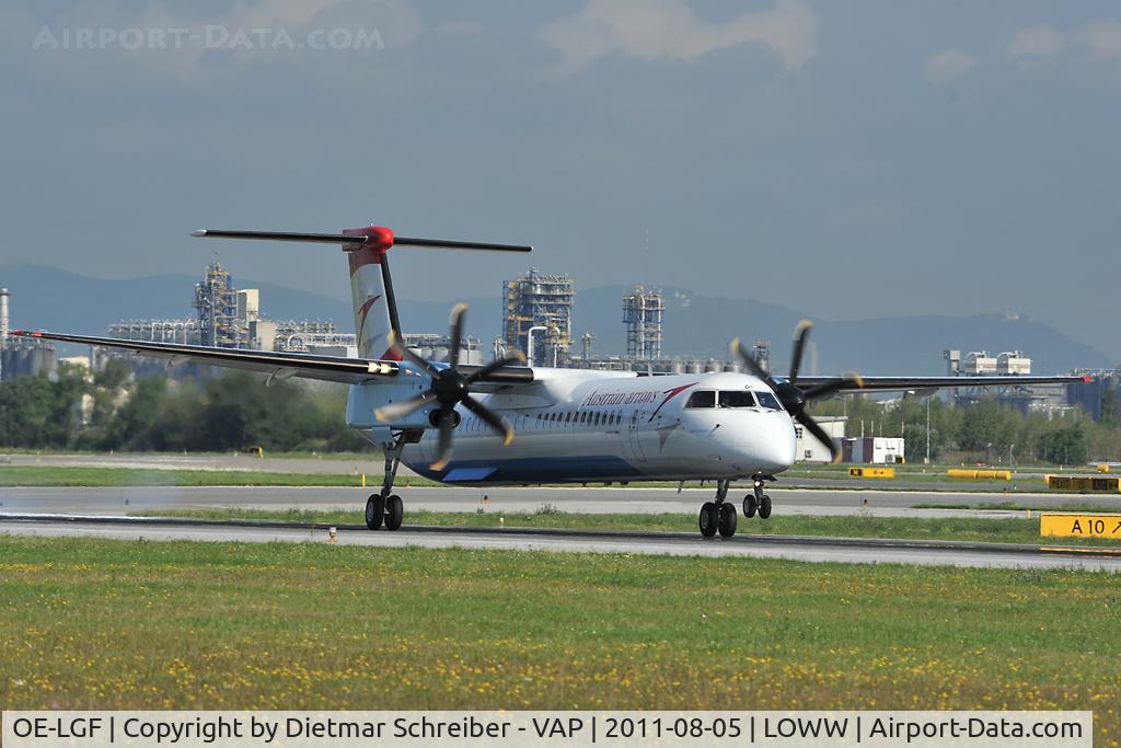 OE-LGF, 2002 De Havilland Canada DHC-8-402Q Dash 8 C/N 4068, Austrian Arrows Dash 8-400