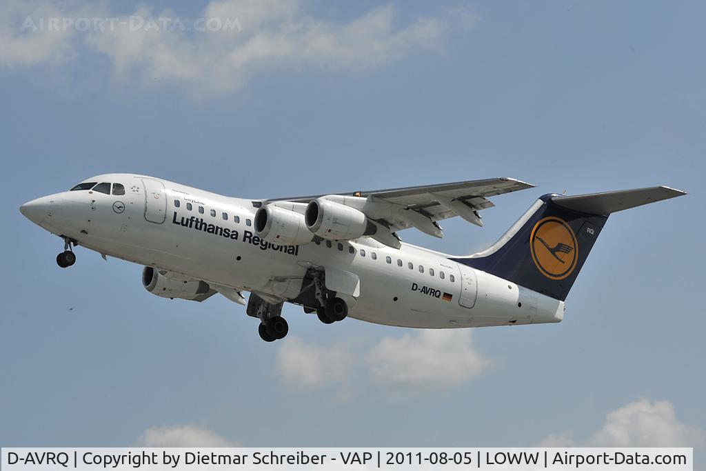 D-AVRQ, 1997 British Aerospace Avro 146-RJ85 C/N E.2304, Lufthansa Avro 85