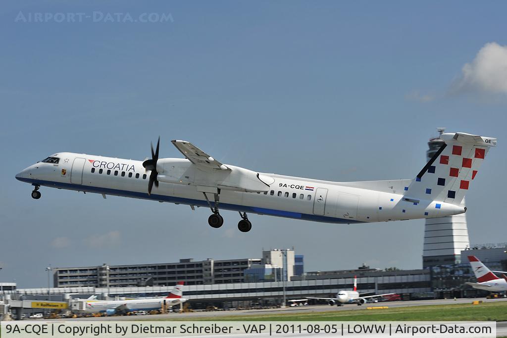 9A-CQE, 2010 De Havilland Canada DHC-8-402Q Dash 8 C/N 4300, Croatia Airlines Dash 8-400