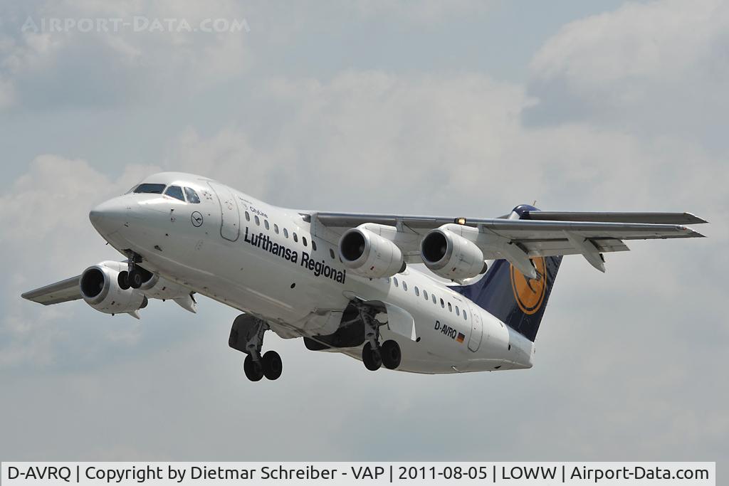 D-AVRQ, 1997 British Aerospace Avro 146-RJ85 C/N E.2304, Lufthansa Avro 85