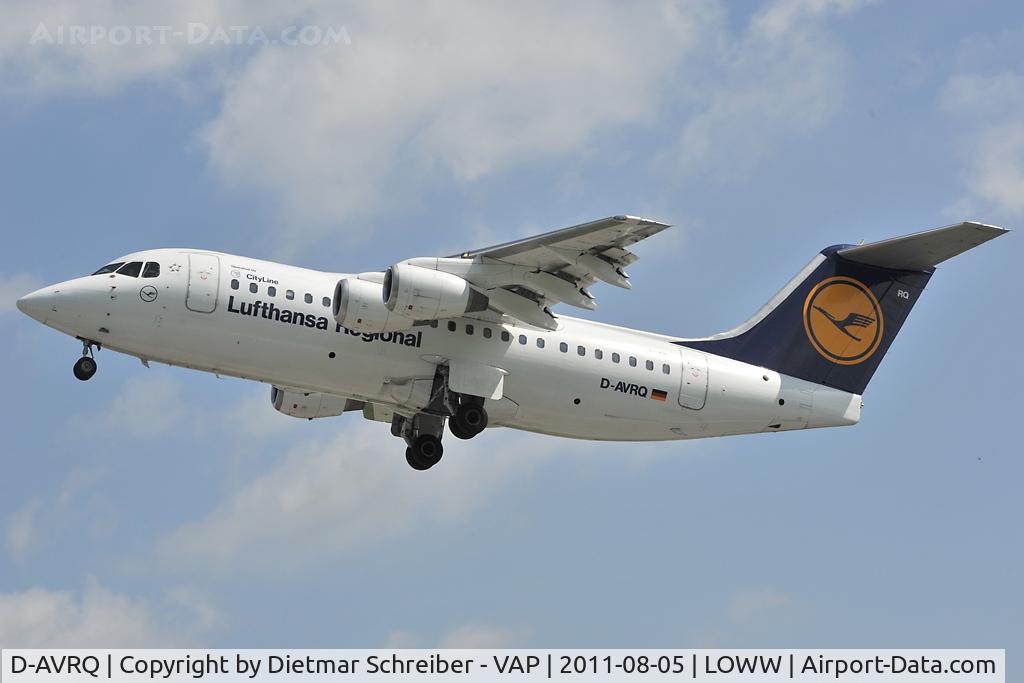D-AVRQ, 1997 British Aerospace Avro 146-RJ85 C/N E.2304, Lufthansa Avro 85