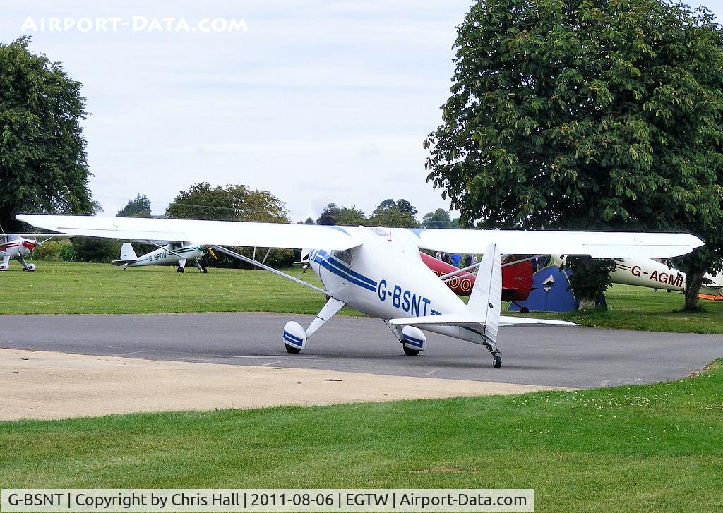 G-BSNT, 1941 Luscombe 8A Silvaire C/N 1679, at the Luscombe fly-in at Oaksey Park